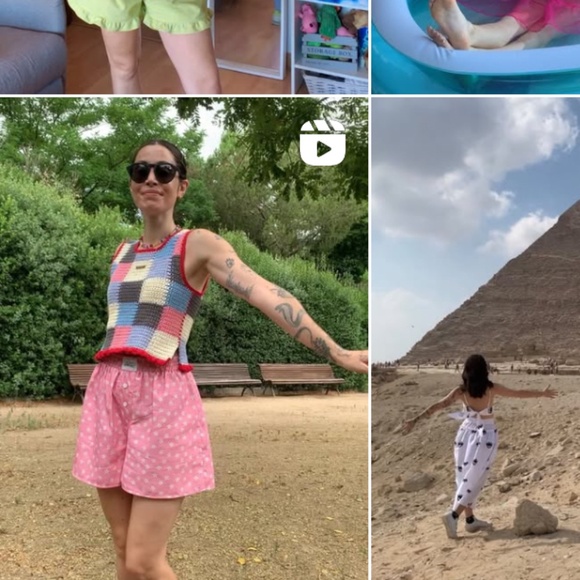 Pink daisy MILLER shorts - Picture 7 of 7